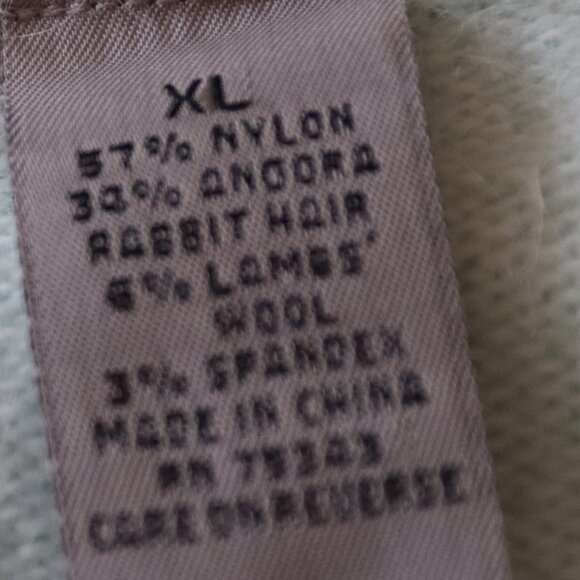 Lucidity Long Sleeve Soft Scoop Neck Mint Green Sweater Cozy Casual Pastel XL - Picture 3 of 12